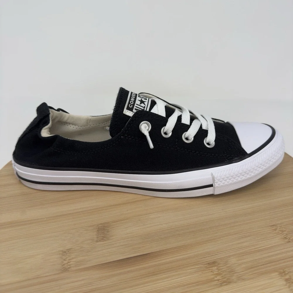 Converse Chuck Taylor All Star Shoreline Black Slip On Sneakers Women's 10